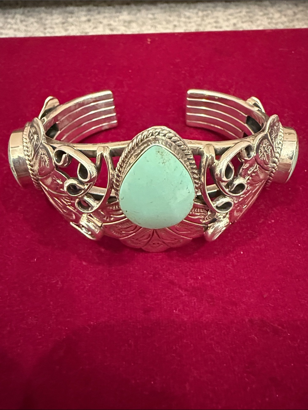 Vintage Navajo Running Bear cuff